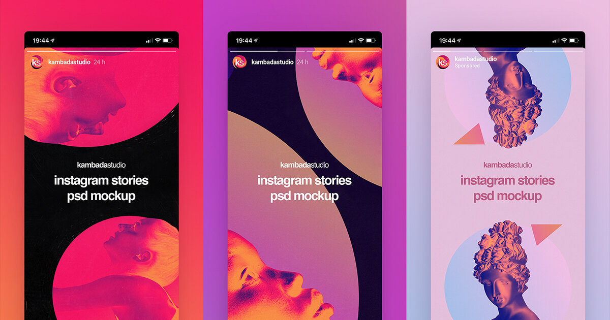 ✓ free for commercial use ✓ high quality images. Instagram Stories Mockup Free Psd File Kambada Studio