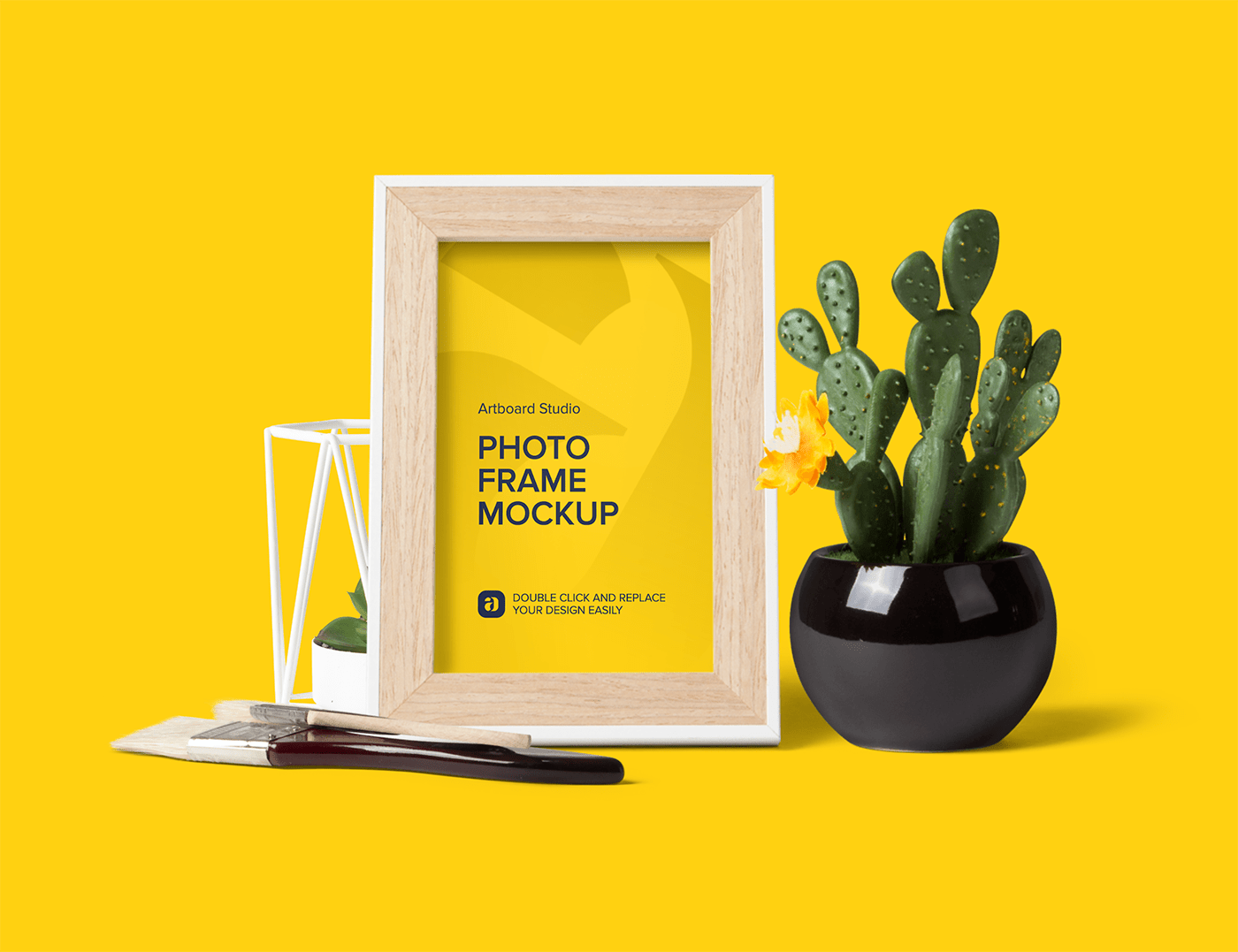 Styled stock photo template frame art print mockup jpg digital download. Photo Frame Mockup Scene