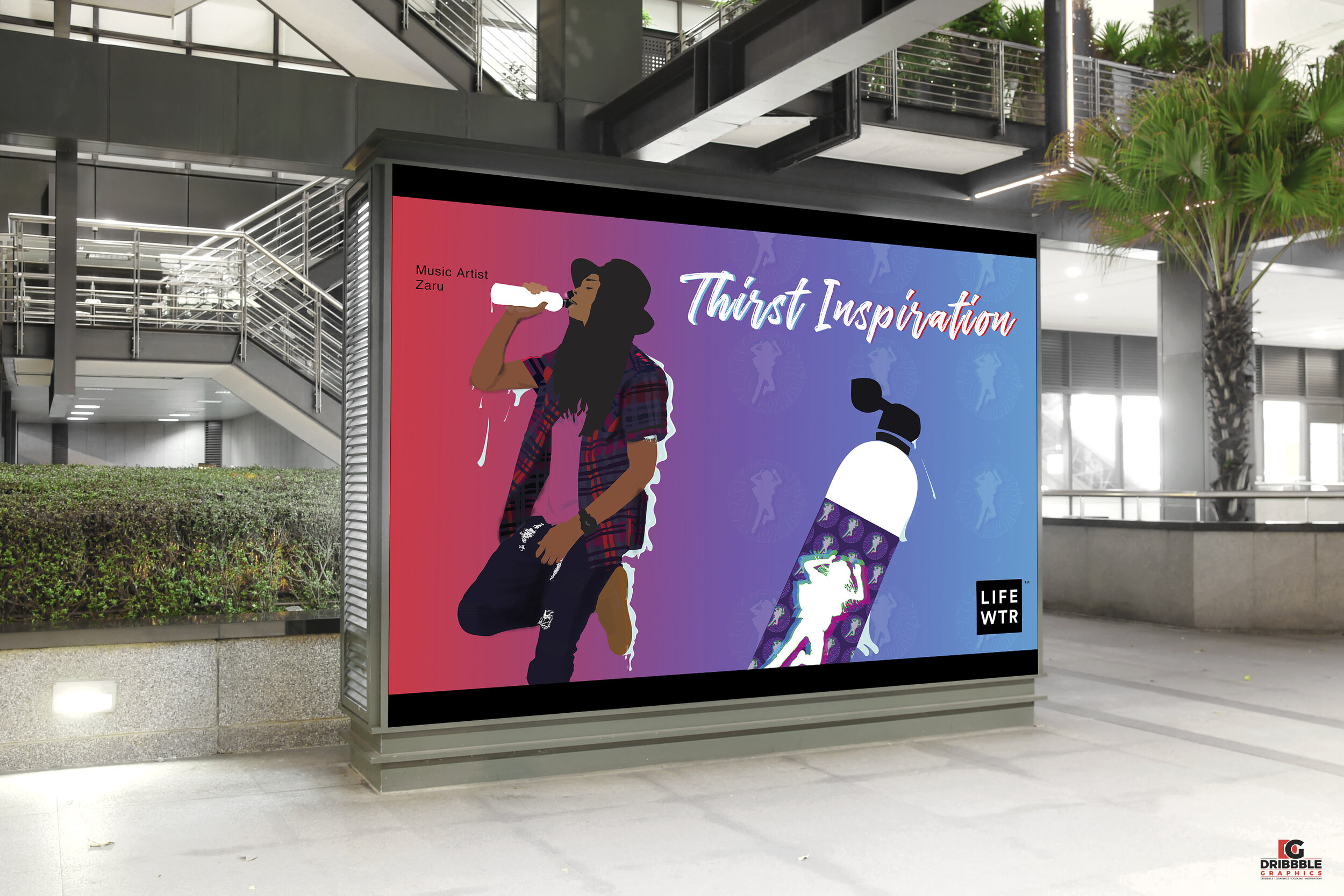 As a prototype, it is better if you opt for digital advertisement mockups as it is a readymade format with a customizable and editable layout. Zaru Portfolio