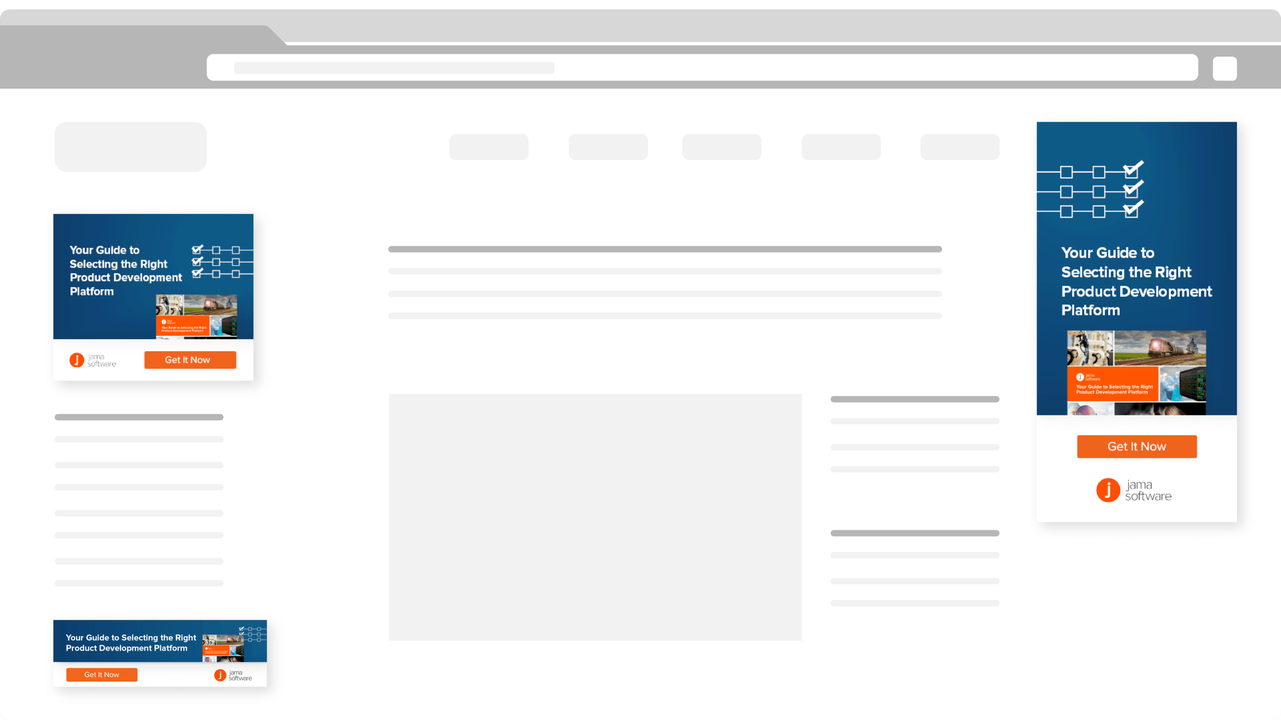 Create a photorealistic presentation of your brand and advertising designs with this free brand advertising digital ad mockup psd. Digital Design At Jama Software Nicole Asato Graphic Designer