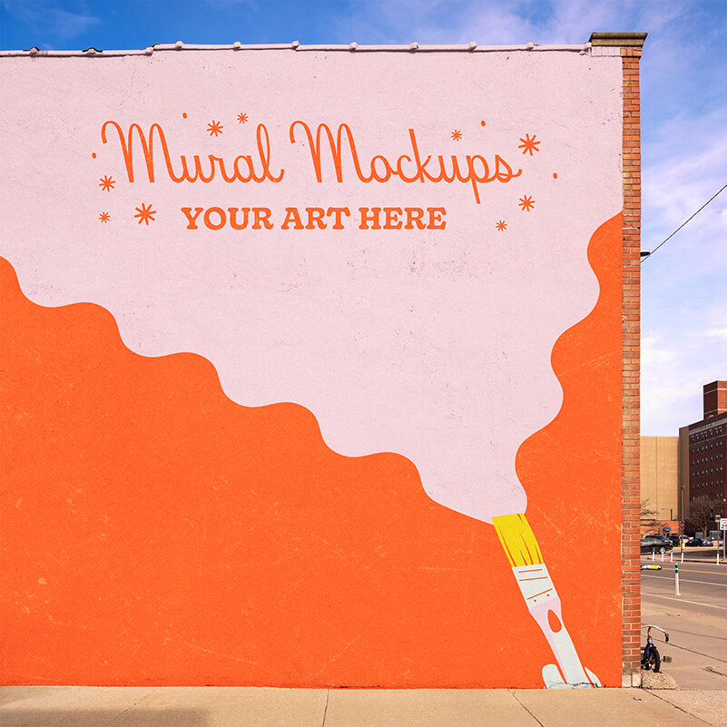 This street wall mural mockup can do to showcase your best artwork in a photorealistic look. Psd Mural Mockup Templates For Designers Hom Sweet Hom