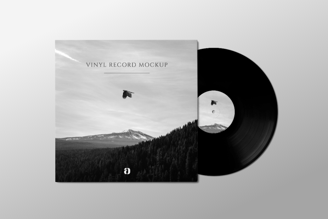 Showcase your latest vinyl cover design in this professional vinyl record mockup from placeit. Vinyl Record Mockup Scene