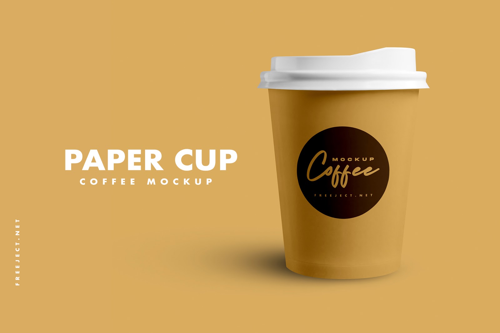 This mockup allows you to apply your own branding logo to coffee cups and change cup color . Free Download Paper Cup Coffee Mockup Template Psd File