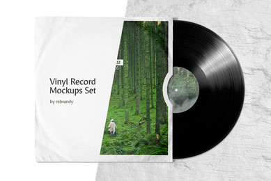 Choosing a selection results in a full page refresh. Vinyl Record Mockups Set Mock Up By Rebrandy For Photoshop Purchase Download And Use