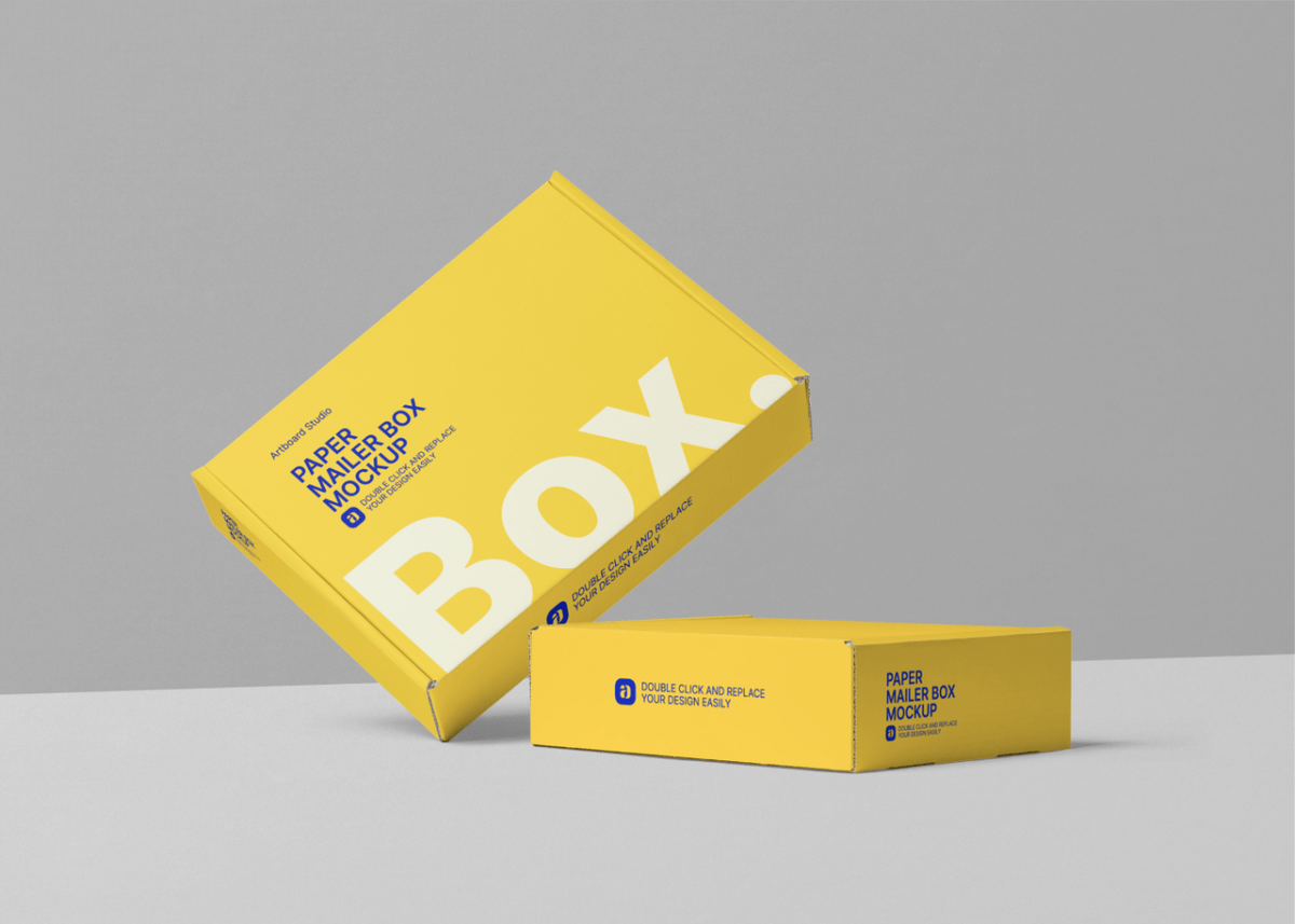 Say hello to the psd mockups of a cardboard mailing box and mailing bags for using them to showcase. 148 Mailer Box Tissue Paper Mockup Set Psd Mockups Free Psd Mockup Mockups Template Design Assets