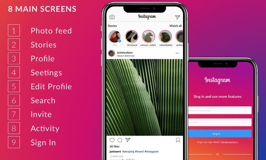 30+ Download Instagram Mockup Generator Free&nbsp;Psd