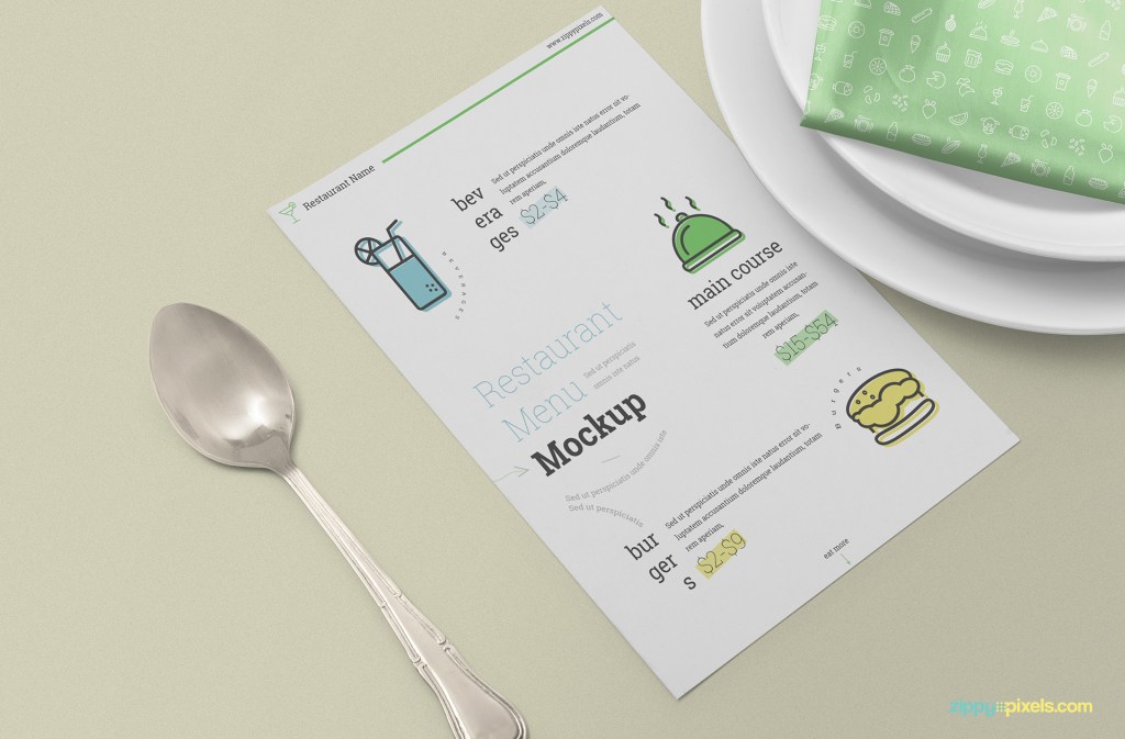 34+ Download Restaurant Mockup&nbsp;Psd