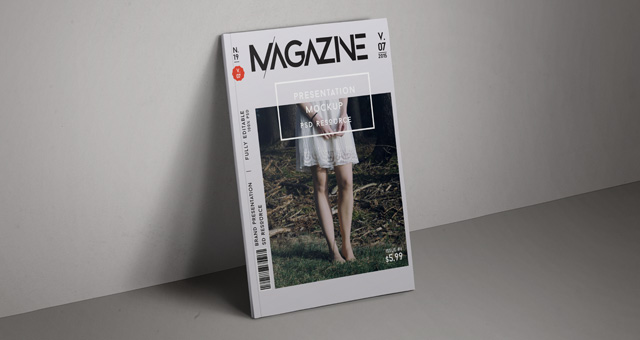 19+ Download Magazine Cover Mockup Template Psd