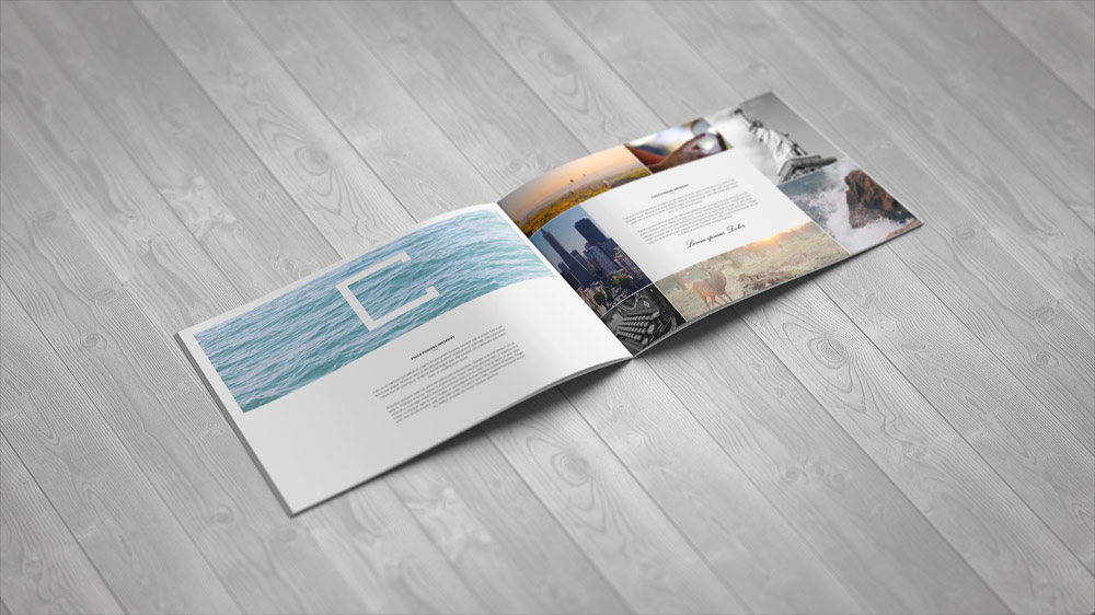 18+ Download A4 Landscape Booklet Mockup Psd
