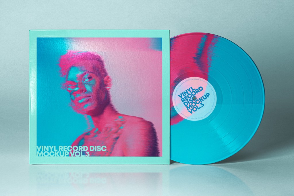 42+ Download Vinyl Record Mockup&nbsp;Psd