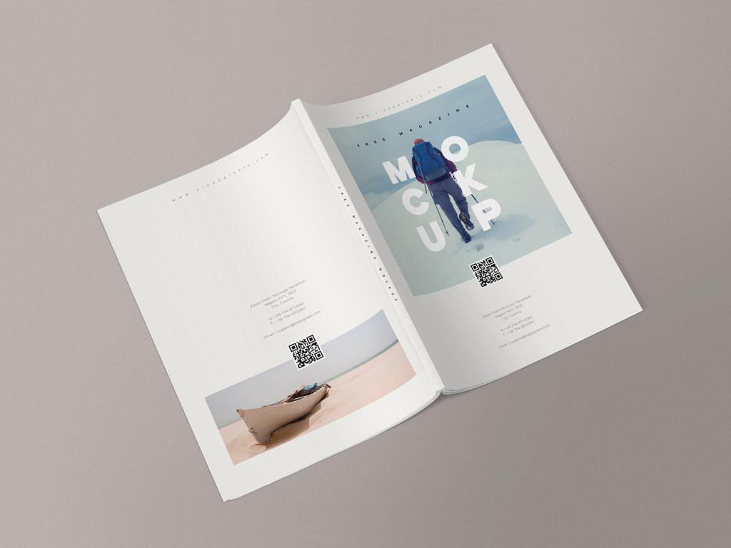 11+ Download Free Magazine Page Mockup&nbsp;Psd