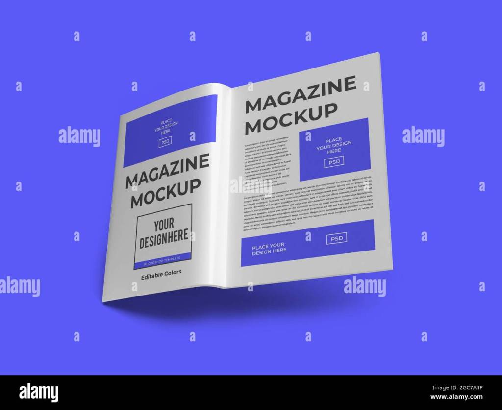30+ Download 3D Magazine Mockup&nbsp;Psd