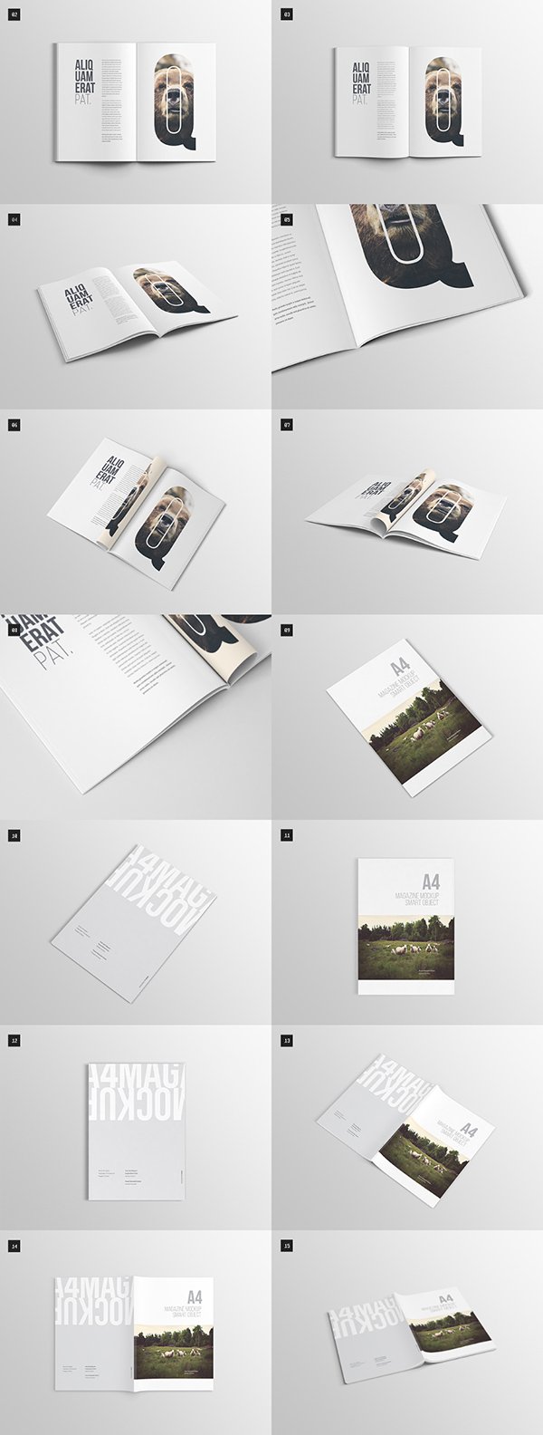 13+ Download Folded Magazine Mockup Free&nbsp;Psd