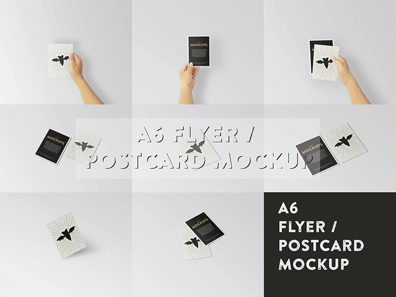 33+ Download A6 Card Mockup Free&nbsp;Psd