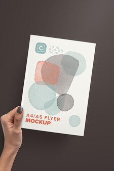 28+ Download Hand Holding A4 Paper Mockup&nbsp;Psd
