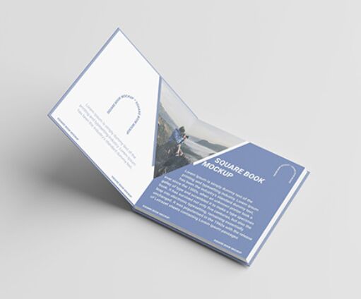 34+ Download Square Book Mockup Free Psd