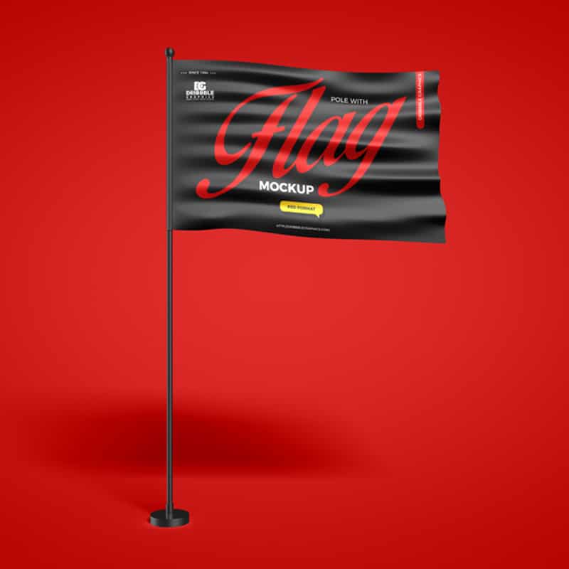 20+ Download Flag Mockup Free&nbsp;Psd