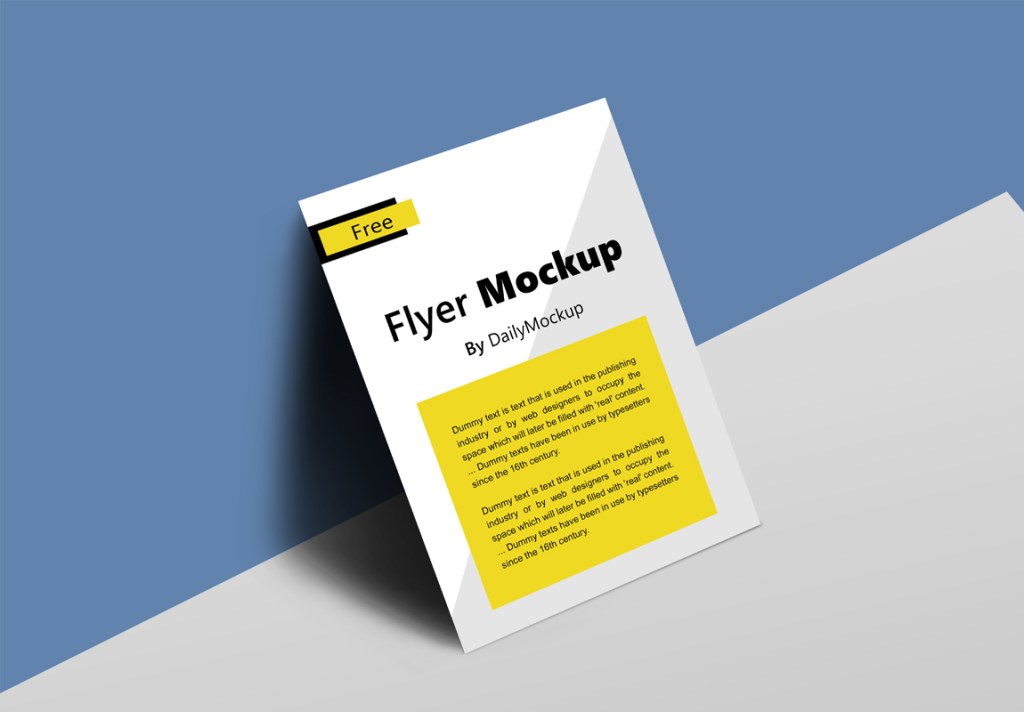 31+ Download Flyer Mockup Psd&nbsp;Free